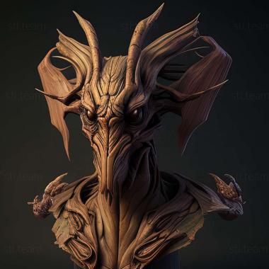 3D model Ischnura hastata (STL)